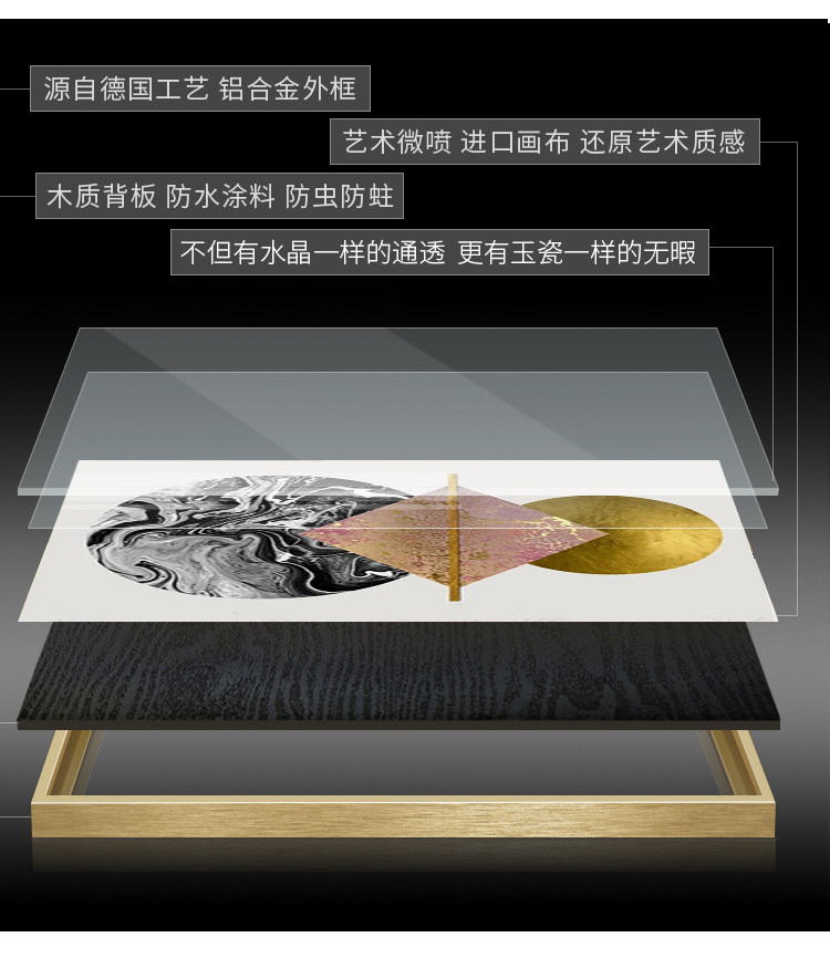 新中式裝飾 畫現(xiàn)代簡(jiǎn)約客廳壁畫 走廊過(guò)道晶瓷畫 現(xiàn)代簡(jiǎn)約輕奢玄關(guān)畫