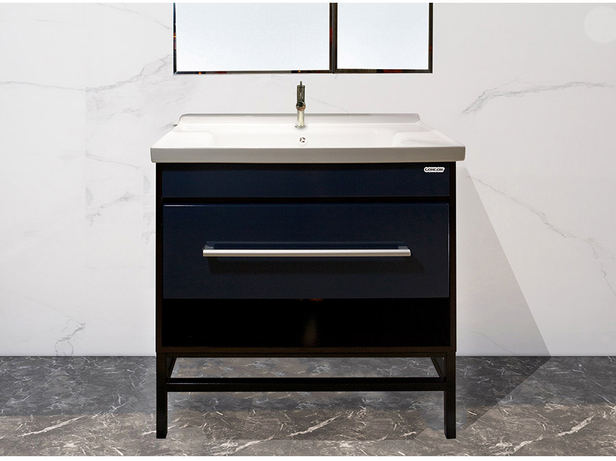 落地式陶瓷浴室柜,現(xiàn)代簡約實(shí)木浴室柜,GOHGOH浴室柜