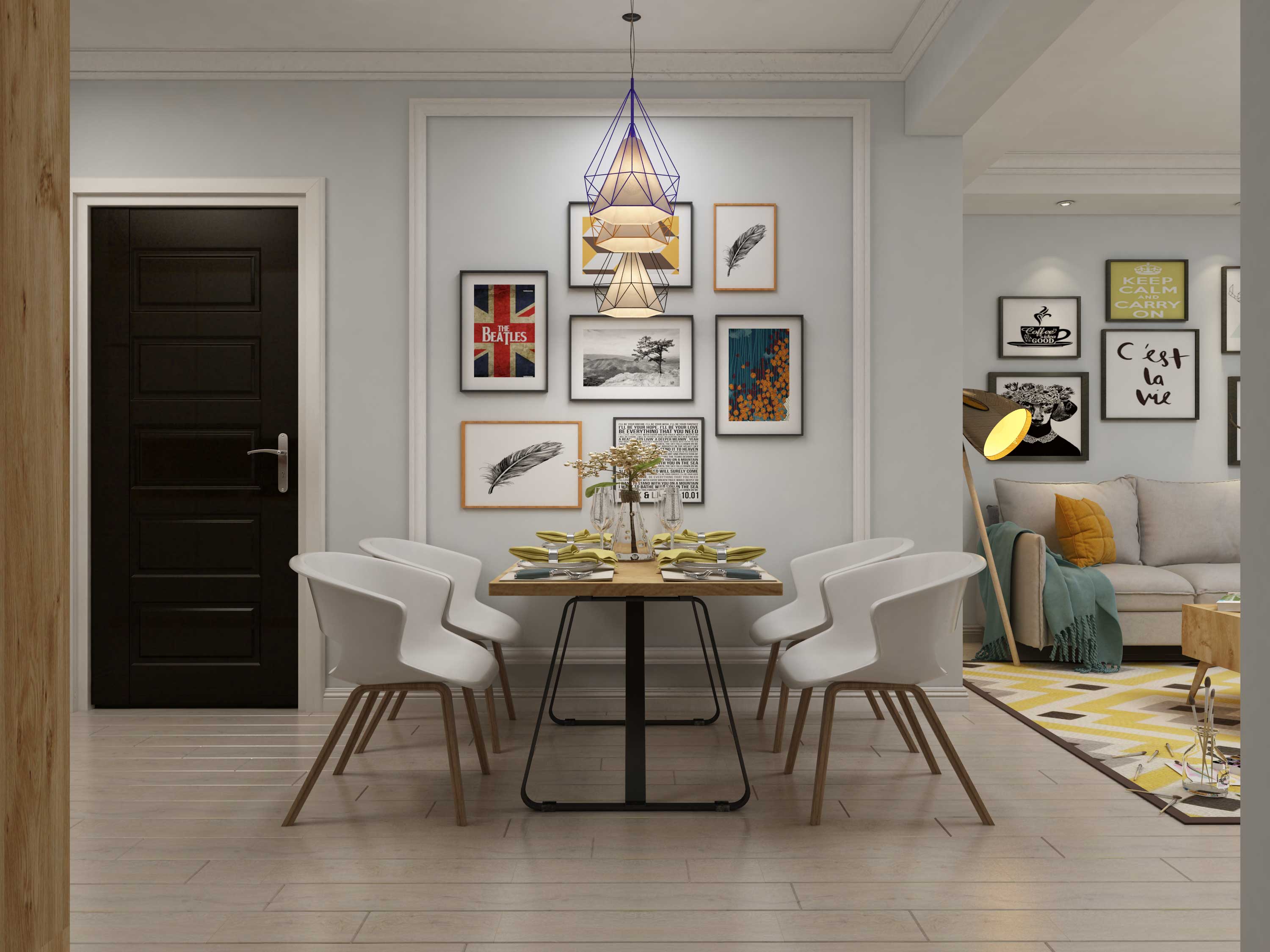 遼陽(yáng)現(xiàn)代簡(jiǎn)約風(fēng)格裝修案例欣賞